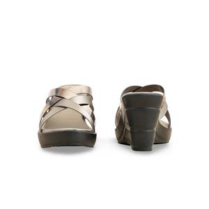 Zapatilla deportiva formal gris para mujer PU0491 - Product Image 2
