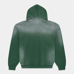 เสื้อฮู้ดดี้สีดำฟอกทรงหลวมสไตล์วินเทจสำหรับผู้ใหญ่ ผ้าคอตตอนหนานุ่ม ใส่สบาย เหมาะสำหรับฤดูหนาว - Product Image 2
