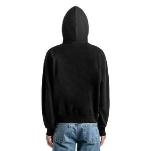 crop hoodie <b>men's</b> custom logo streetwear hoodies luxury quality blank <b>pullover</b> oversized cropped hoodies for <b>men</b> - Product Image 3
