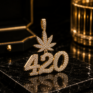 <b>Custom</b> Platinum Plated 925 Silver VVS Moissanite Trendy <b>Name</b> Charm Pendant Iced Out Hip Hop <b>Necklace</b> for Men & Women - Product Image 2