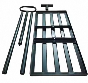 Râteau Niveleur de Pelouse Robuste à Fixation Rapide, Poignée en U, Acier Thermolaqué, Outil de Nivellement de Jardin OEM - Product Image 6