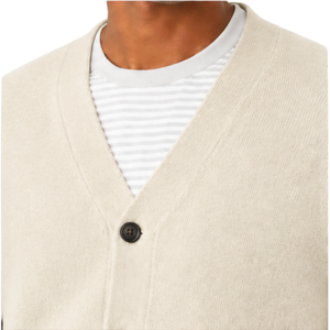 Cardigan en laine confortable pour homme, coupe décontractée, col en V, boutonné, tricoté, chaud, doux, confortable, décontracté, pour superposition, tricot d'hiver - Product Image 5