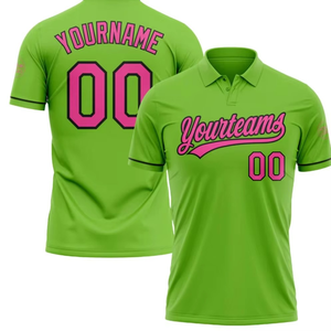 เสื้อโปโลกอล์ฟ 3 มิติ คุณภาพสูง แบบขายส่ง ปรับแต่งได้ ซับเหงื่อ สำหรับชุดกีฬา - Product Image 4