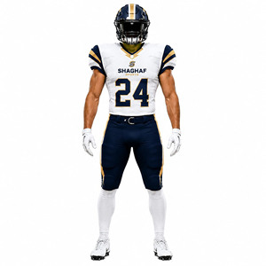 Conjunto de Uniforme de Fútbol Americano Personalizado |   Uniforme de Fútbol Personalizado con Camiseta y Pantalones |   Uniformes de Fútbol para Jóvenes y Adultos - Product Image 1