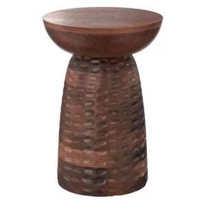 Premium Dual Material <b>Nesting</b> Coffee <b>Table</b> White Marble Bronze Wood Accent <b>Table</b> - Product Image 6
