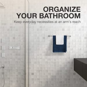 Toallero de Lujo, Duradero y Confiable, Moderno, para Ropa y Toallas, Accesorios Metálicos para Decoración de Baño, Disponible para la Venta - Product Image 2