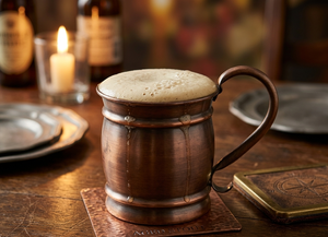 Taza Clásica Moscow Mule de Cobre Hecha a Mano con Revestimiento de Cobre Sublimado y Tapa Martillada, Ecológica y Segura para Alimentos - Product Image 2