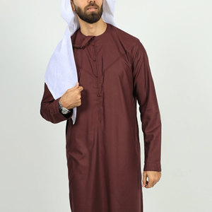 Fournisseur de thobes sur mesure, robe arabe traditionnelle, tissu confortable pour les marques de mode et les commandes en gros - Product Image 5