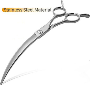 Professional Curved Grooming <b>Scissors</b> for <b>Dogs</b> Curved Shears Pet Grooming <b>Scissor</b> - Product Image 3