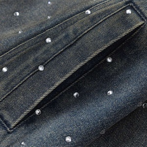 Veste en jean personnalisée de haute qualité pour hommes, 100% coton, coupe-vent, respirante, pour adultes et garçons, veste en jean unie très vendue - Product Image 6