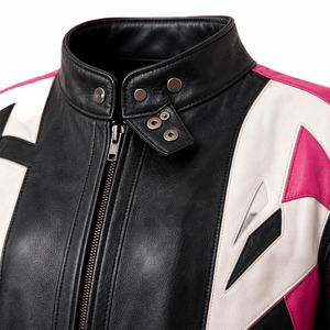 Custom Sorority Women Stand Collar <b>Fall</b> PU Leather Jackets Wholesale Factory OEM Personalized Greek Letter Outerwear Bulk Supply - Product Image 6