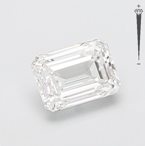 Diamante Cultivado en Laboratorio con Certificación IGI, Corte Esmeralda de 1.03 CT, Color D, Claridad VS1, CVD LG 803658277, ROYAL GEMS, Fabricación de Joyas, SUPER MAKING - Product Image 3