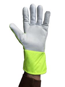 Gants de travail en cuir Cuir de vachette de sécurité Double paume en cuir Construction Jardinage Conducteur Doublure en coton Gants Heavy Duty Hommes Femmes - Product Image 4