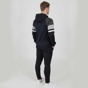 Men's 2 Piece Outfits Solid Color Long Sleeve Track Suit <b>Jacket</b> Coat Pants Tracksuit Set Gym <b>Workout</b> Casual Wear Track Suit - Product Image 5