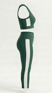Ensemble de yoga pour femmes, 2 pièces, vêtements de fitness, tenue de sport extensible, vêtements de sport respirants, ensemble d'entraînement, vêtements pour un style de vie actif - Product Image 5