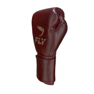 OEM Wholesale Fly Professional Boxing Training Sparring Laced Leather Gloves UV Protection Adjustable Wrist Strap For Training - Product Image 5