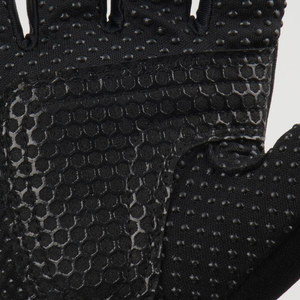 Gants de fitness demi-doigts personnalisables avec logo, en néoprène violet respirant et antidérapant, pour la musculation et la remise en forme, avec sangles de poignet - Product Image 5