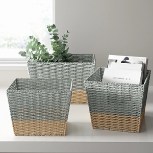Seagrass Nesting <b>Baskets</b> Set of 3 Handmade <b>Storage</b> <b>Basket</b> Wholesale eco-friendly Made in Vietnam - Product Image 3