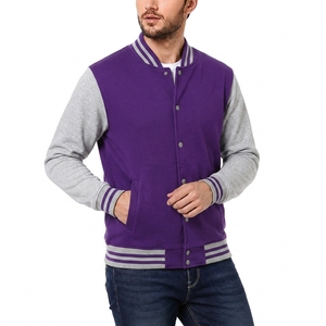 Chaqueta con Cuello Acanalado para Hombre, Fabricante OEM ODM de Marca Privada, Chaqueta Bomber Premium - Product Image 1