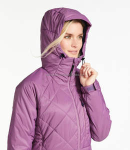 เสื้อแจ็คเก็ตผ้าแคนวาสผู้หญิงน้ำหนักเบา, เสื้อโค้ทขนเป็ดมีฮู้ดกันน้ำใส่กลับด้านได้ปรับแต่งได้สำหรับฤดูหนาว - Product Image 3