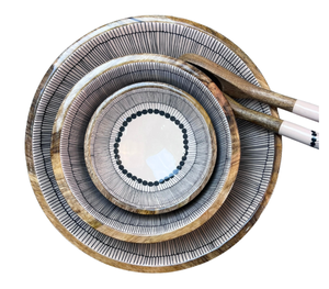 Juego de tazones de madera de calidad alimentaria, diseño Wabi Sabi, plato de servir de madera natural, utensilios de cocina para el hogar, juego de tazones para servir alimentos al mejor precio - Product Image 1