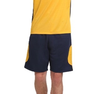 Ensemble deux pièces décontracté pour homme 2026, jaune et bleu marine, t-shirt à manches courtes et short, tenue de sport d'été - Product Image 4