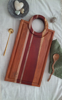 Ensemble de planches à découper en bois d'acacia avec poignées, planches à découper en bois massif pour la cuisine, qualité alimentaire, respectueuses de l'environnement, fournisseur OEM