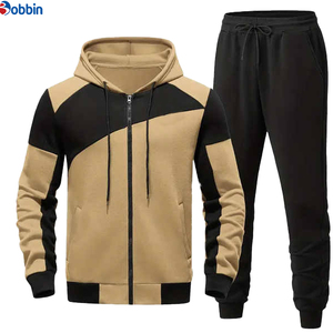 Conjunto Deportivo de Otoño para Hombre, Estilo Urbano, Transpirable, Estampado, Sudadera con Capucha y Pantalones Deportivos de Algodón + Talla Grande - Product Image 4
