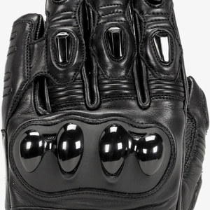 Leather Racing Gloves Full <b>Finger</b> Adjustable Wrist <b>Strap</b> Non Slip For Riding Motocross Male Universal Season - Product Image 5