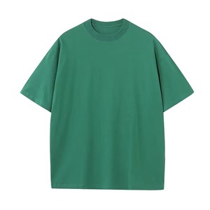 T-shirts pour hommes de haute qualité en lin/coton, écologiques, légers, tendance été, style streetwear, coupe classique, col roulé, manches courtes - Product Image 5