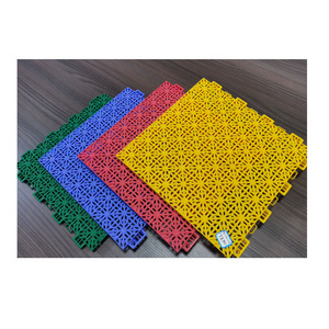 Dalles de sol modulaires antidérapantes pour terrain de basket extérieur au design moderne - Product Image 2