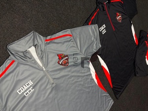Conjunto Deportivo Personalizado para Entrenamiento, Camiseta de Manga Corta con Cierre de Cremallera y Pantalones Cortos, Conjunto de Fútbol para Hombre - Product Image 2