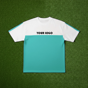 T-shirt respirant en molleton uni à col rond et manches courtes pour homme |   Panneaux personnalisés de haute qualité pour garçons adultes, logo personnalisé, style streetwear - Product Image 4