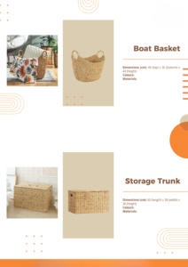 Cesta/Caja/Contenedor de Jacinto de Alta Calidad con Asas para Almacenamiento, Cesto de Ropa Circular/Cuadrado/Rectangular de Vietnam - Product Image 6