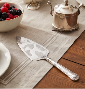 Ensemble de couteau et spatule à gâteau en acier moderne avec manche au design antique pour les cérémonies de mariage et la pâtisserie - Product Image 6