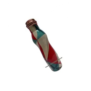 Newest Design High Quality Wholesale Copper <b>Water</b> <b>Bottle</b> Enamel Color Ayurvedic <b>Water</b> <b>Bottle</b> With Lid for Office Hiking Outdoor - Product Image 3