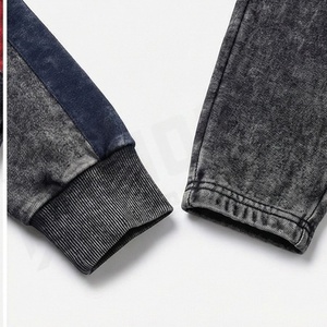 Men's Casual Full Zip Athletic Running Tracksuit Set Custom Flare Sweatpants Solid Print <b>Jogging</b> <b>Suit</b> Customized Color - Product Image 6