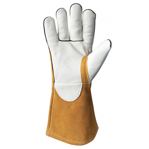 Premium Quality Long Cuff Welding <b>Gloves</b> Premium Industrial Cowhide Leather Tig Welding <b>Gloves</b> Fire Resistant Safety Work Mitten - Product Image 4