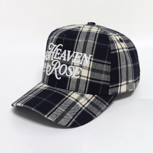 Gorra de Béisbol Personalizada con Bordado a Cuadros, Estilo Urbano, Unisex, de Franela, Tipo Snapback, Venta al Por Mayor, OEM, B2B, MOQ Bajo - Product Image 5