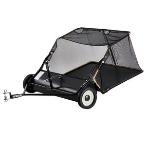 Spazzatrice per Prato Professionale da 42 Pollici, Capacità 12 Piedi Cubi Grande Raccoglitore di Erba e Foglie Rimorchiabile con Funzione di Scarico, Garanzia di 10 Anni - Product Image 1