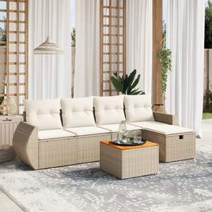Set Divano da Giardino Beige - Product Image 1