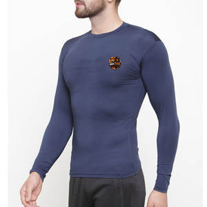 Chemises de compression pour hommes à manches longues de haute qualité, impression par sublimation personnalisée, chemises décontractées d'hiver - Product Image 2