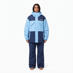 Traje de esquí cálido e impermeable para mujer, chaqueta de invierno con capucha a prueba de viento, ropa deportiva para la nieve al aire libre - Product Image 1