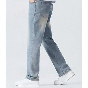 Jeans de Mezclilla para Hombre y Mujer, 100% Algodón, Secado Rápido, Corte Regular Vintage, Lavado Casual, Rectos, para Invierno y Verano, Varios Modelos - Product Image 6