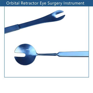 CE Certified Titanium Eye Retractor Schepens Orbital Retractor Manual Stainless Steel Instrument Surgical By <b>Blush</b> Surgical - Product Image 4