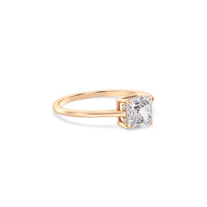 Bague de fiançailles avec halo caché en diamant HPHT CVD cultivé en laboratoire REYES, en or massif 14 carats, diamant en forme de larme, pour femme. - Product Image 3