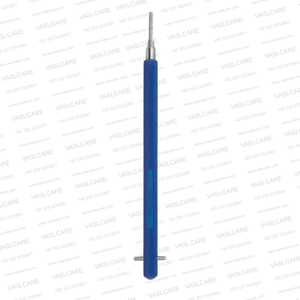Manche de couteau léger Kaye avec broche transversale 6-1/8 po (15,5 cm), manche de scalpel chirurgical rond pour lames B-P 10-15 par Vaslcare - Product Image 2