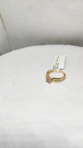 Bague élégante pour femme en or 9 carats, couleur HI, SI, diamant naturel 0,17 ct, plaqué rhodium, certifiée IGI, bijoux fins légers de luxe - Product Image 6