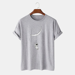 T-shirt streetwear surdimensionné personnalisé pour homme, 100 % coton jersey respirant 200 g/m², grande taille, épais, épaules tombantes, manches courtes - Product Image 6