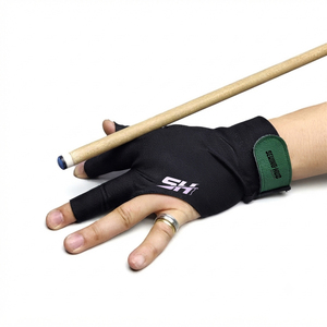 Guantes de Billar Personalizados al Por Mayor, Nuevo Estilo, Mejor Calidad, Color Sólido, 3 Dedos, Cómodos y Flexibles - Product Image 1